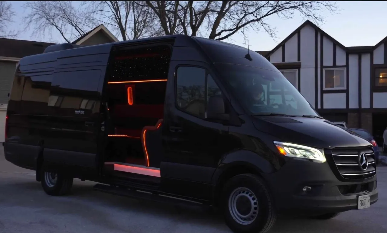 Limousine Bus exterior for party bus rental