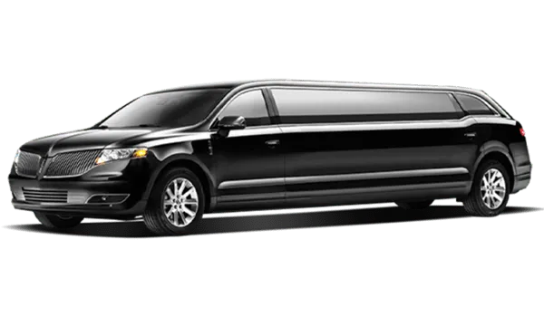 The black Lincoln MKT Limousine, ready to rent