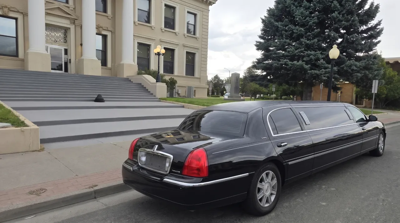 The black Lincoln Town Car Limousine, shot 8