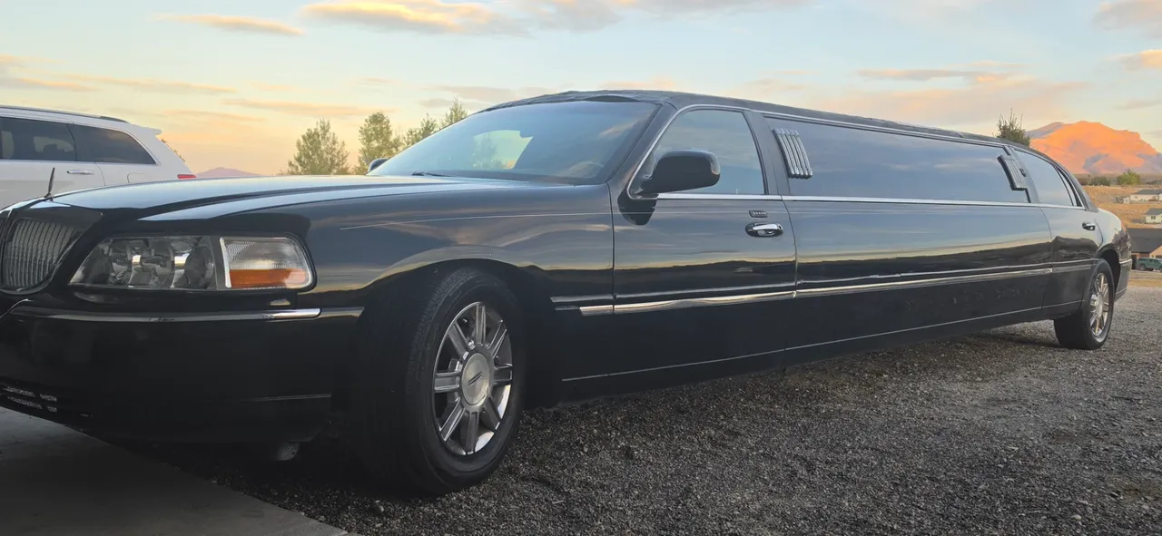 The black Lincoln Town Car Limousine, shot 7