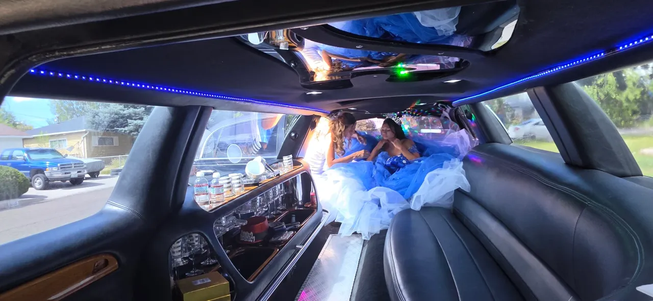 The black Lincoln Town Car Limousine, shot 2