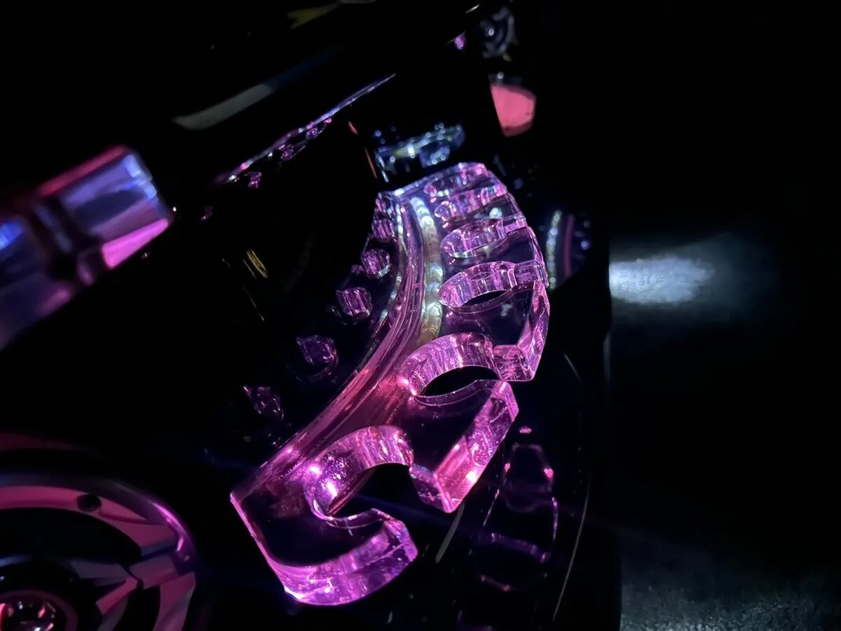 Detail shot of the Lincoln Town Car Limousine