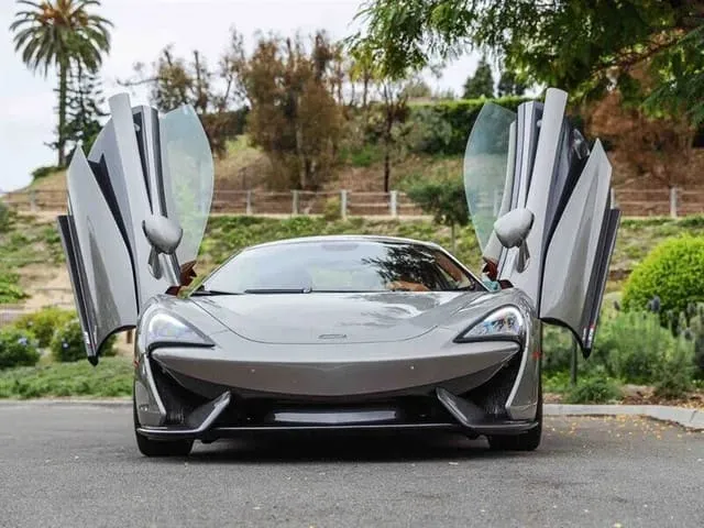 The silver McLaren 570S, shot 7