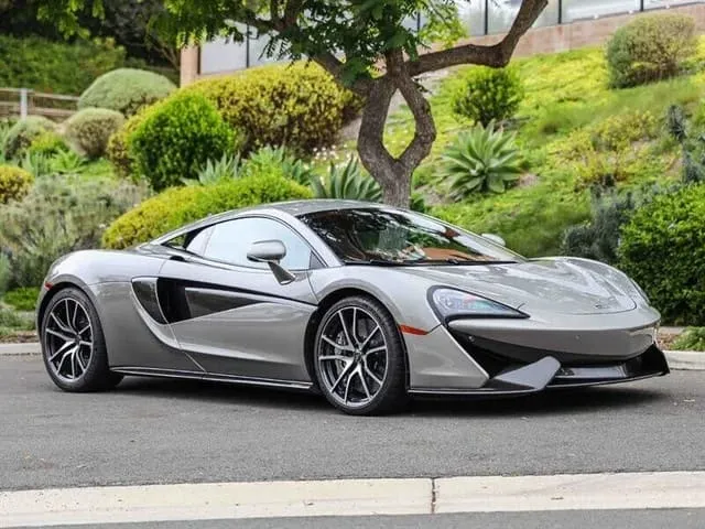 The silver McLaren 570S, shot 3