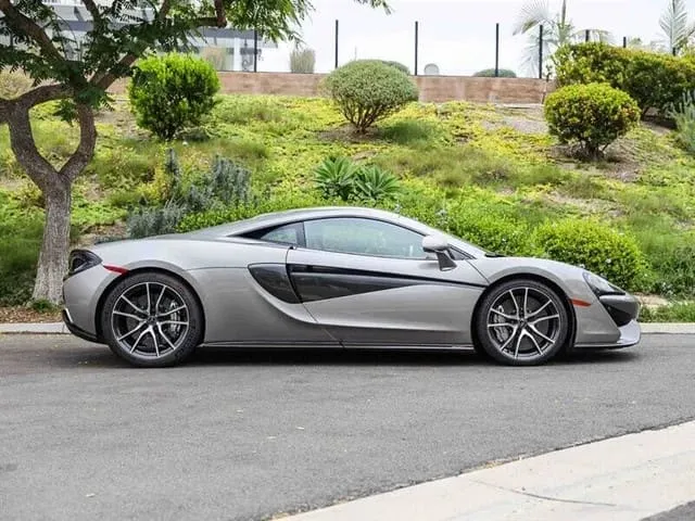 The silver McLaren 570S, shot 8