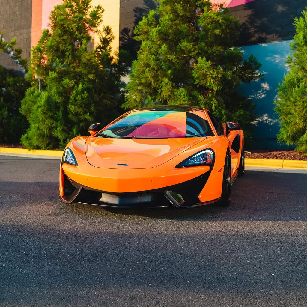 Orange McLaren 570S Ventura, photo 6 for sports car rental