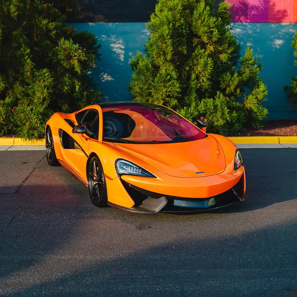 Orange McLaren 570S Ventura, photo 7 for sports car rental