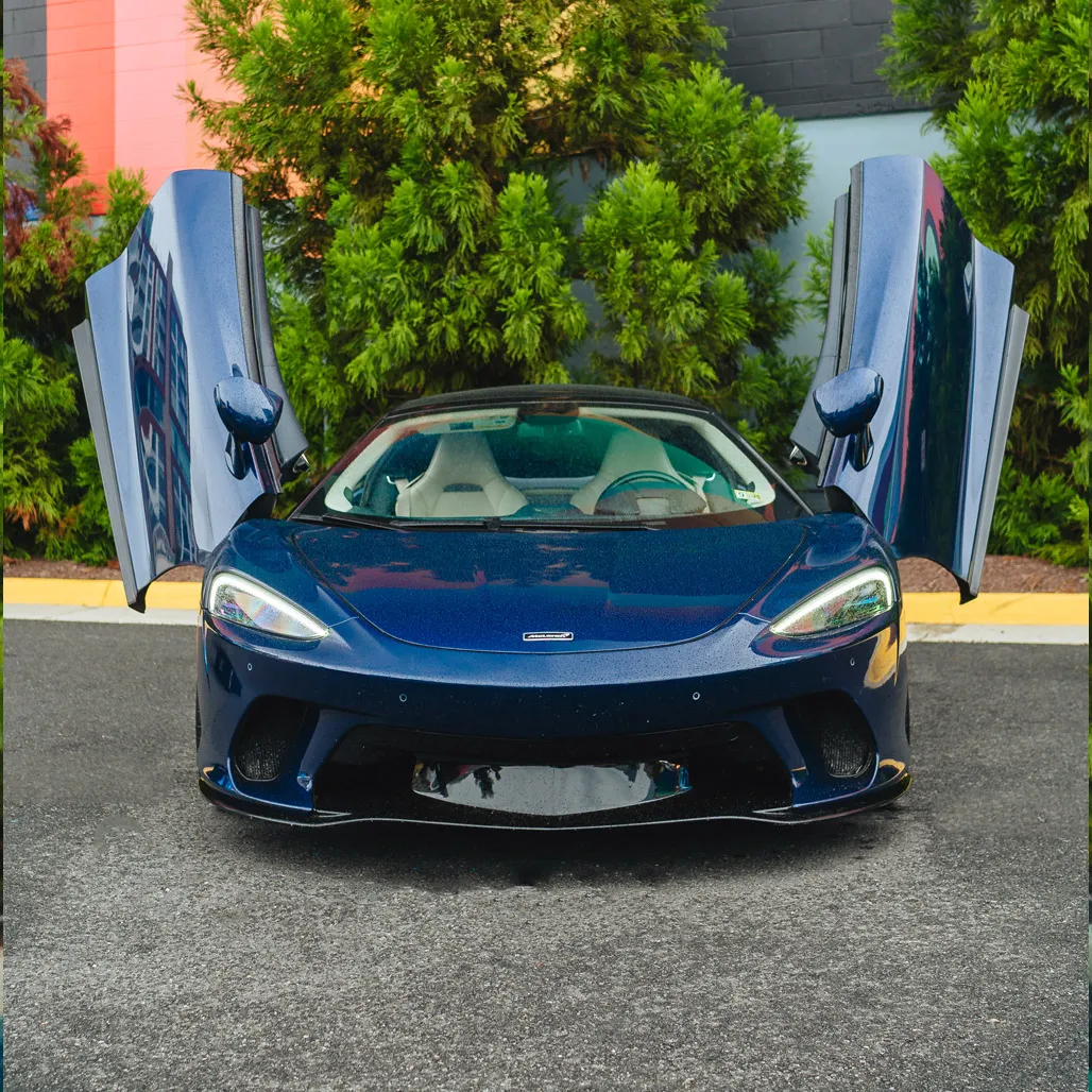 McLaren GT Aurora blue, photo 2 for exotic and luxury car rental