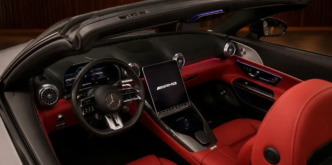 Silver Mercedes-AMG SL 63, photo 2 for exotic and luxury car rental in Dutch Flat, CA