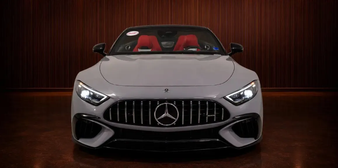 Silver Mercedes-AMG SL 63, photo 3 for exotic and luxury car rental in Dutch Flat, CA
