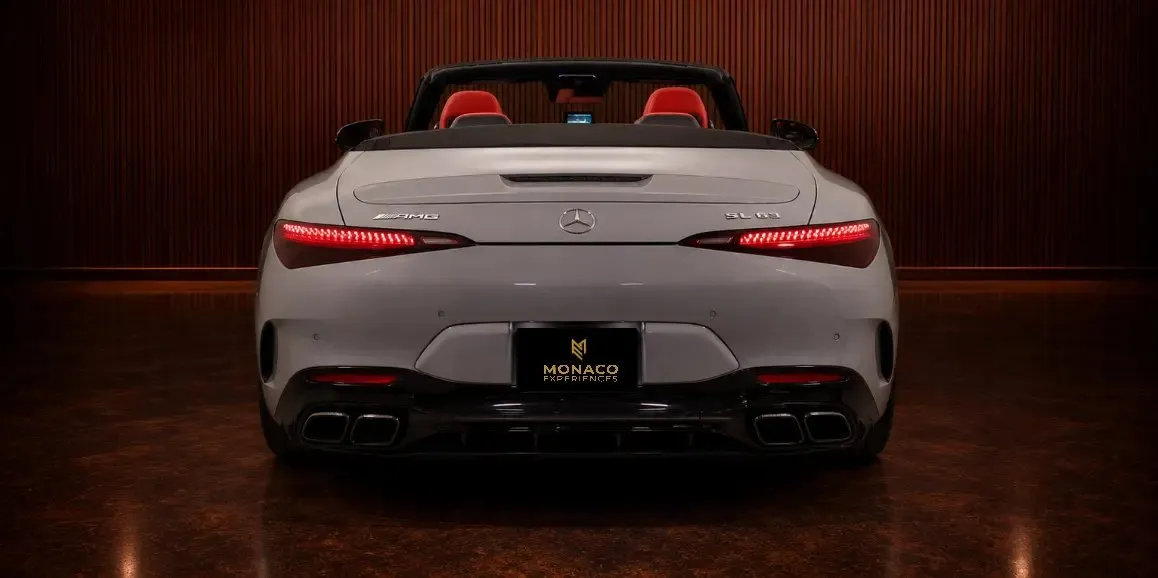 Silver Mercedes-AMG SL 63, photo 4 for exotic and luxury car rental in Dutch Flat, CA