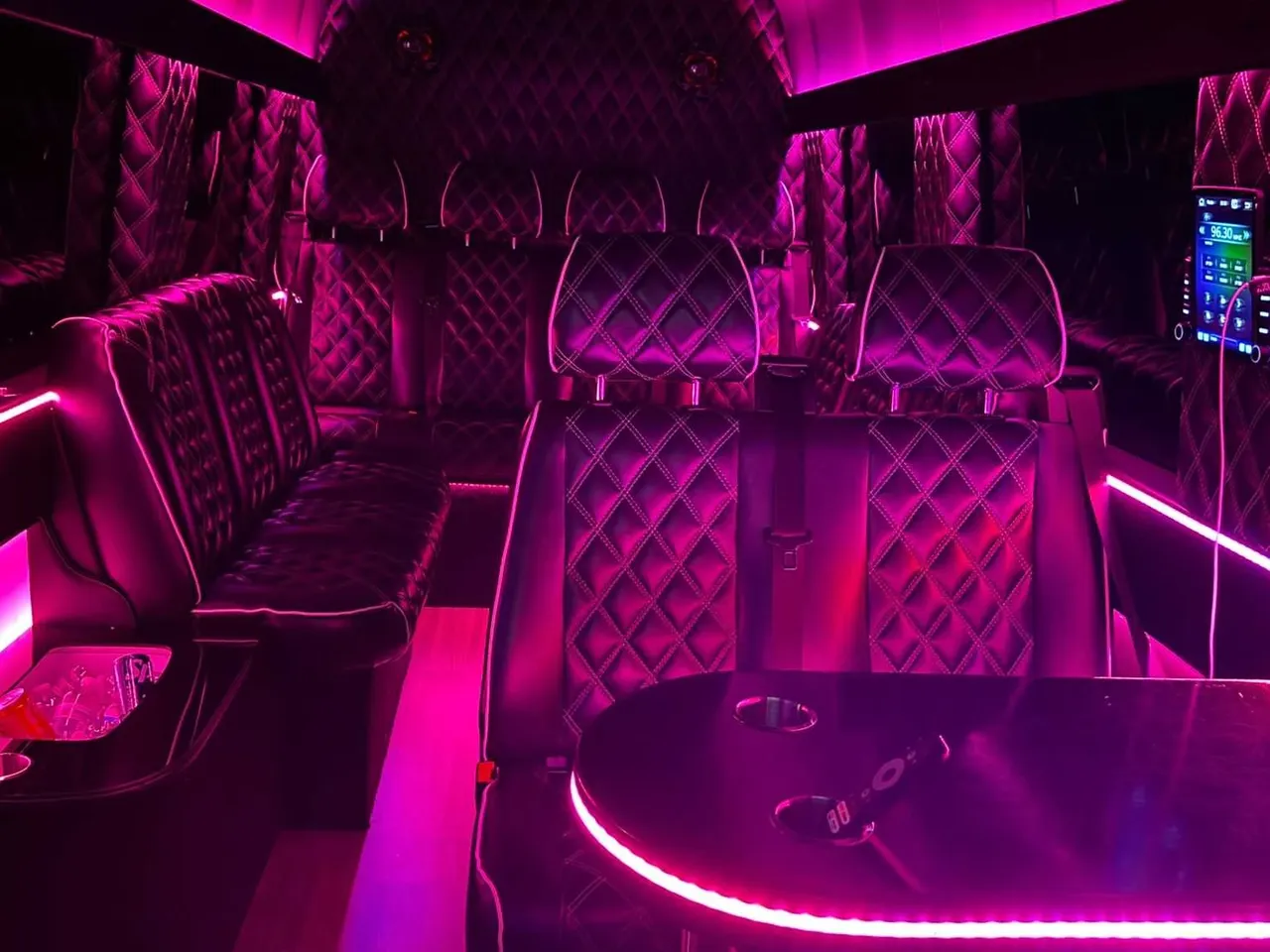 The black Mercedes-Benz Executive Sprinter, shot 2