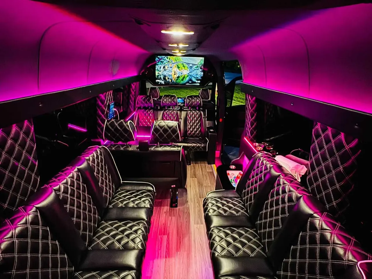 The black Mercedes-Benz Executive Sprinter, shot 4
