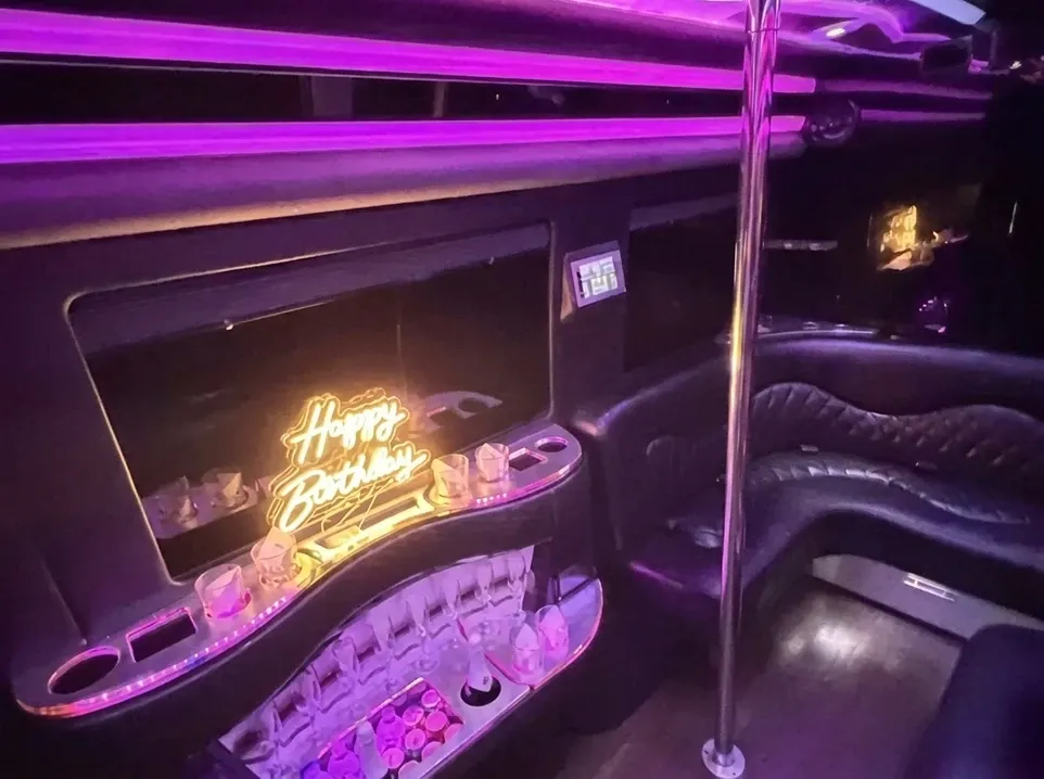 Mercedes-Benz Party Bus The Mercedes-Benz Party Bus, ready to rent