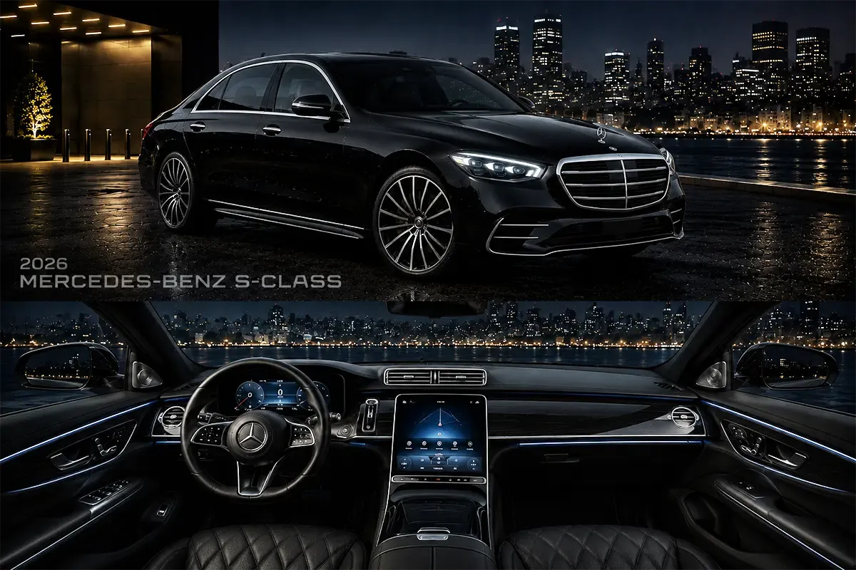The Mercedes-Benz S-Class, ready to rent