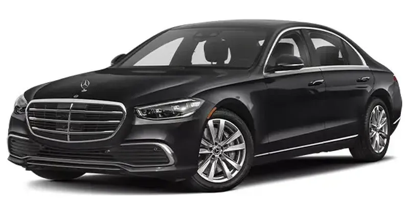 The Mercedes-Benz S-Class, ready to rent