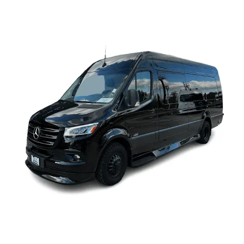 The Mercedes-Benz Sprinter Limousine Van, ready to rent