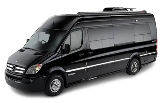 The Mercedes-Benz Sprinter Limousine, ready to rent