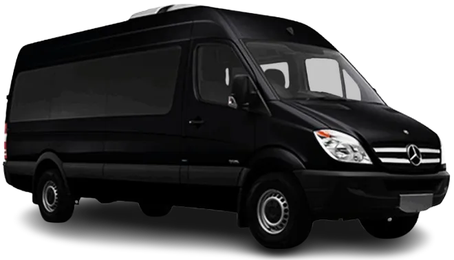 The Mercedes-Benz Sprinter Limousine, ready to rent