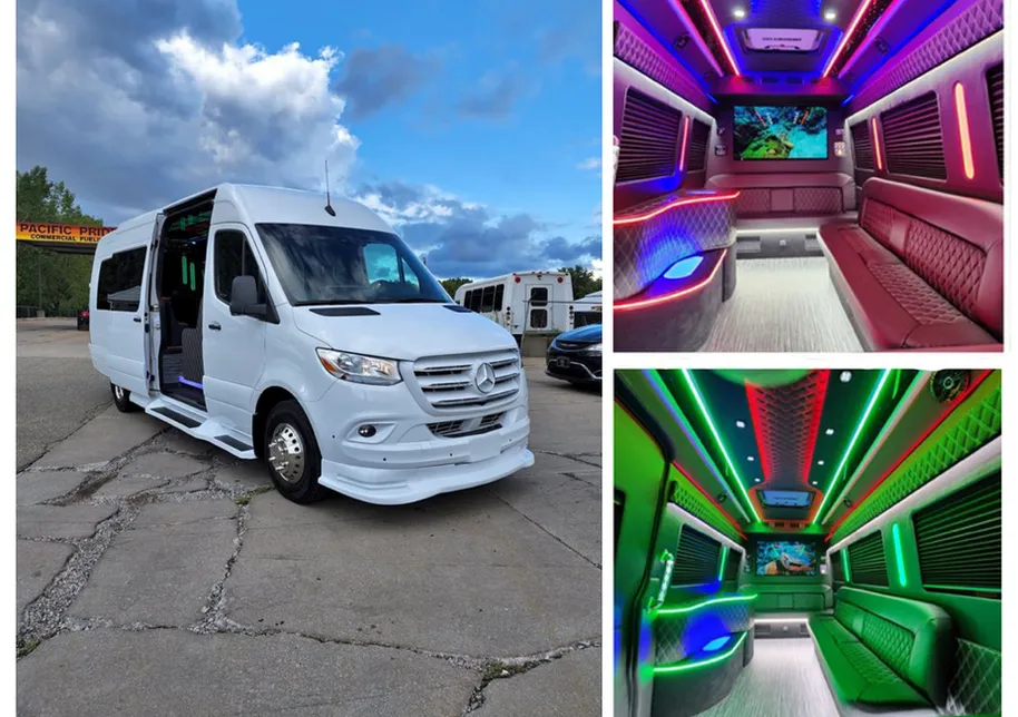 Mercedes-Benz Sprinter Party Bus Mercedes-Benz Sprinter Party Bus for party bus rental