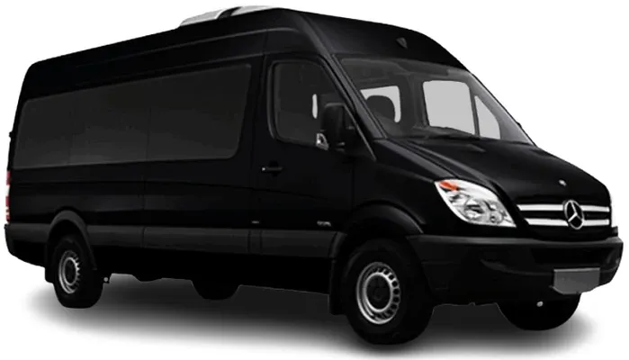 The Mercedes-Benz Sprinter Limousine, ready to rent
