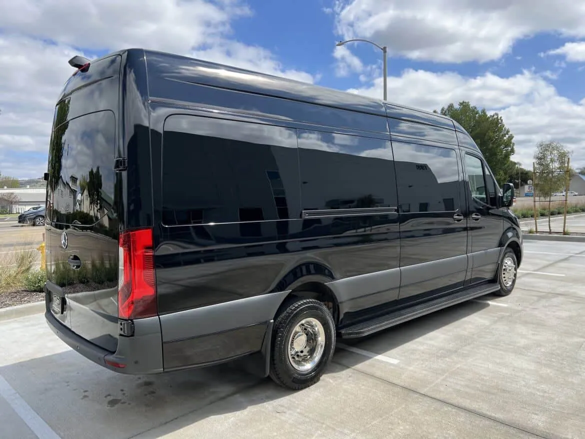 Mercedes-Benz Limousine Sprinter for party bus rental