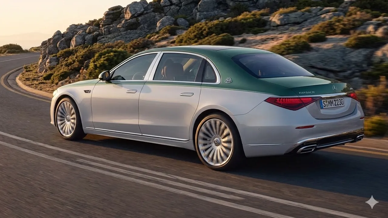 Black Mercedes-Maybach, photo 2 for wedding car rental in Ben Lomond, CA