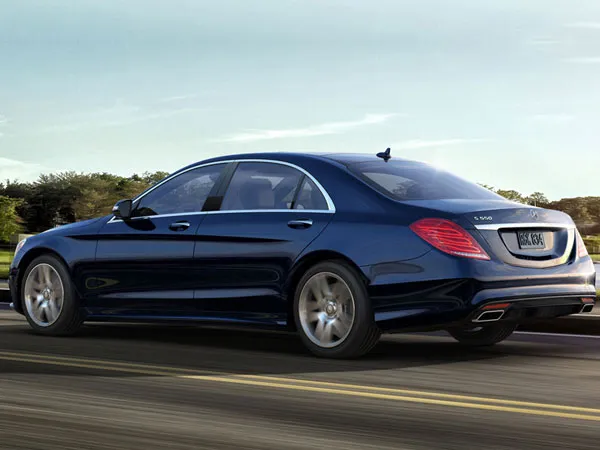 Black Mercedes-Benz S-Class, photo 2 for wedding car rental in Hood, CA