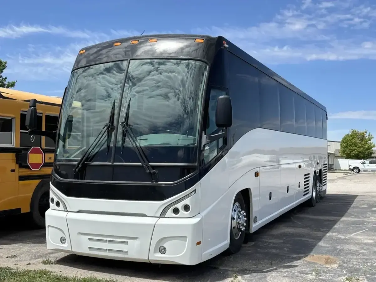 Motor Coach Luxury (Cloth Seats) for charter bus rental