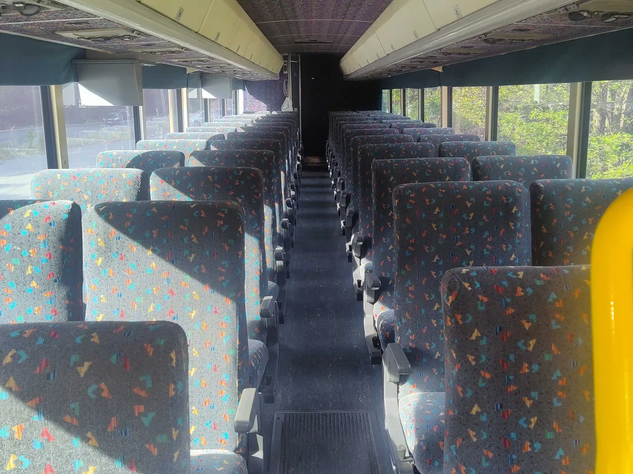 Motorcoach MCI The white Motorcoach MCI, ready to rent