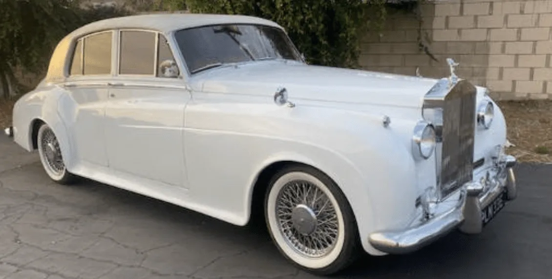 White Rolls-Royce Cloud for limo rental in La Habra, CA