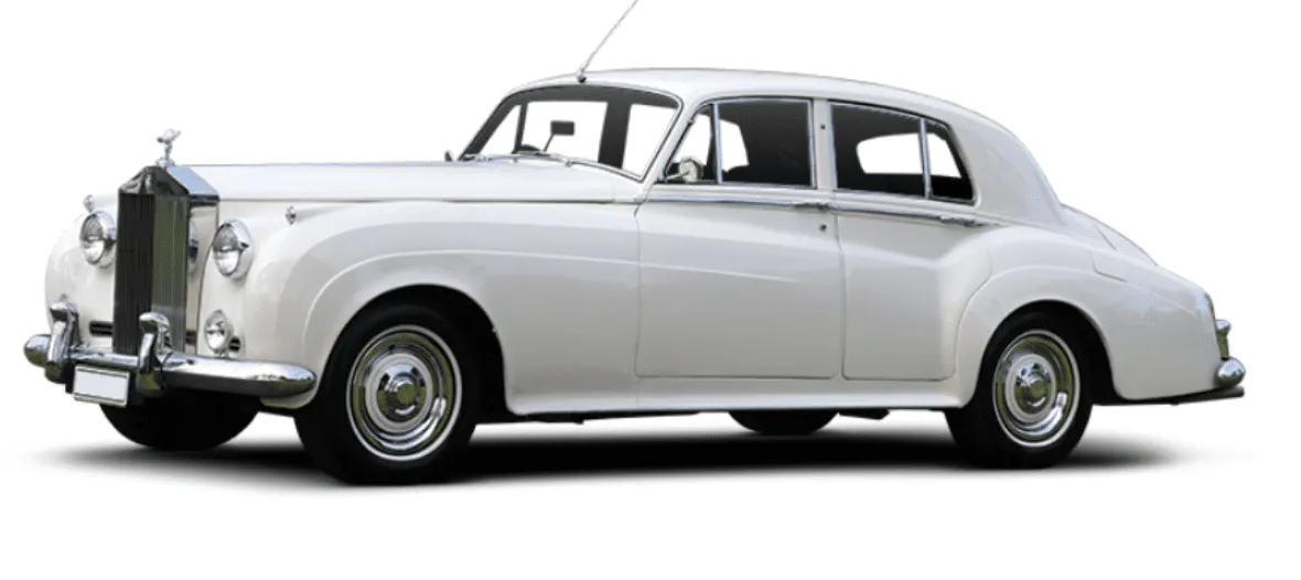 The white Rolls-Royce Cloud 1952, ready to rent