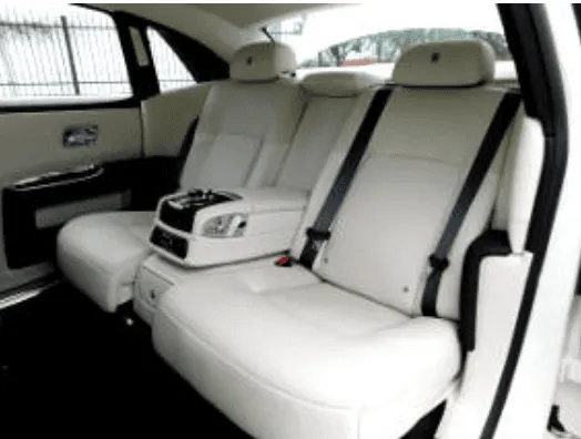 Inside of the Rolls-Royce Ghost