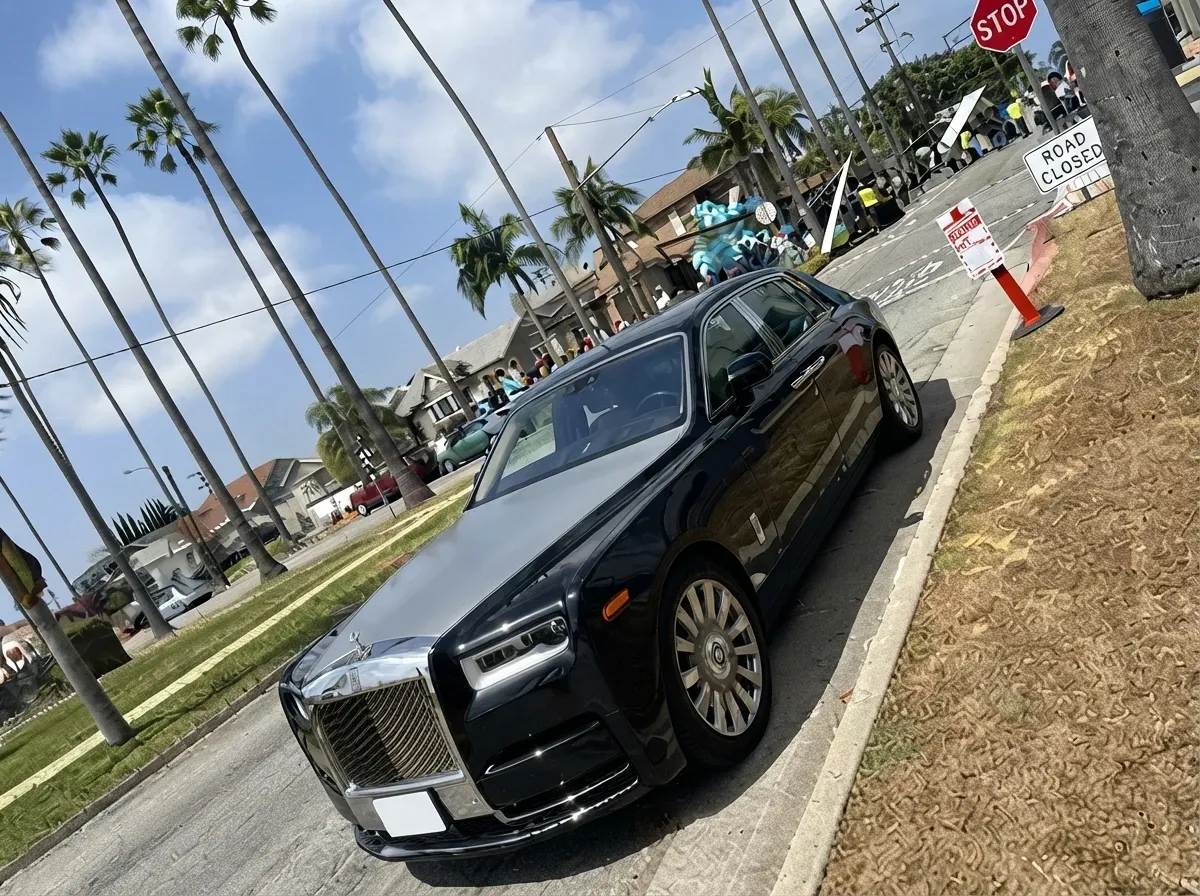 The Rolls-Royce Phantom, ready to rent