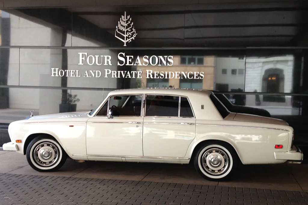 Rolls-Royce Silver Shadow for wedding car rental in Golden, CO