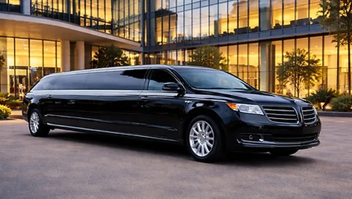 The 9 Passenger Stretch Limousine, ready to rent