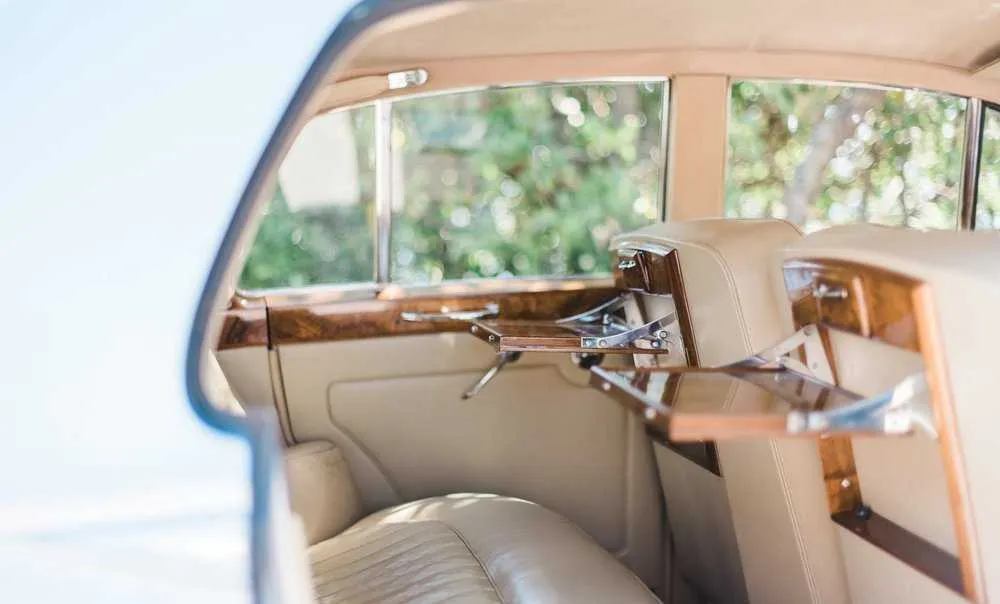 Bentley 1957 interior for wedding car rental