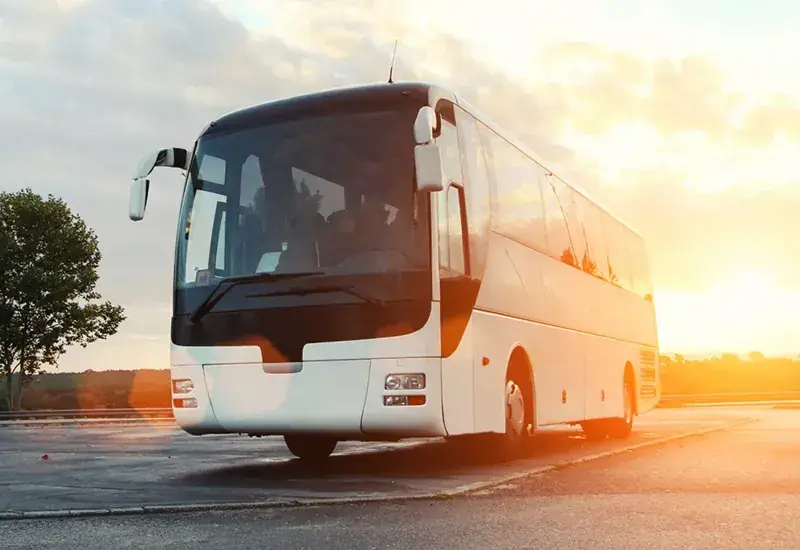 Charter coach for charter bus rental in Death Valley, CA